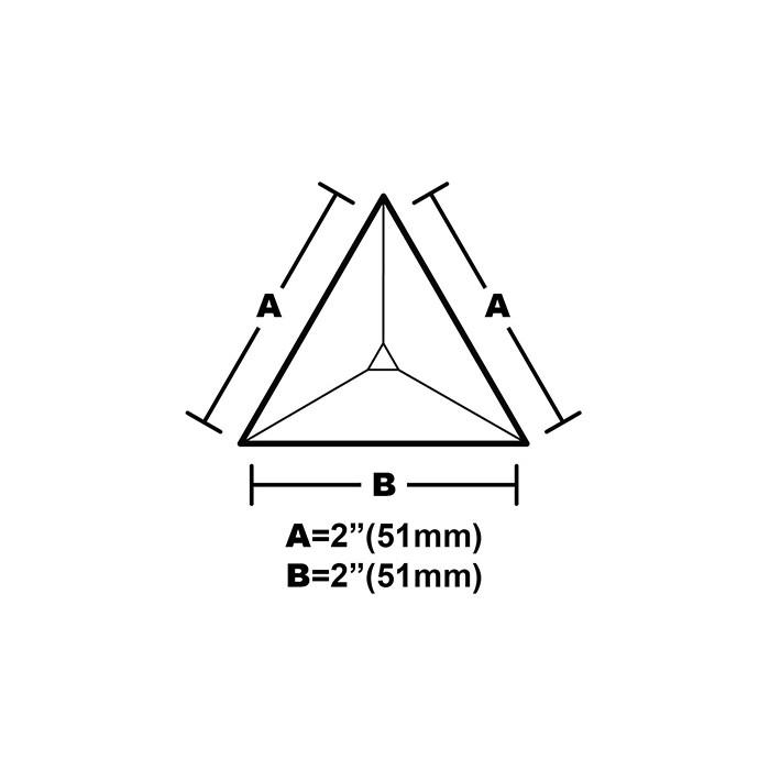 BVT22-2&#34;x2&#34;x2&#34; Triangle Bevel