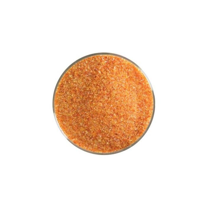BU112291F-Frit Fine Red-Orange Trans. 5Oz Jar