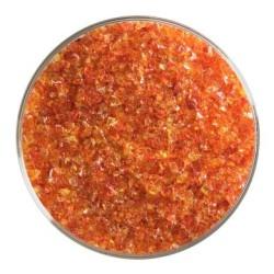 BU112292F-Frit Med. Red-Orange Trans. 5Oz Jar