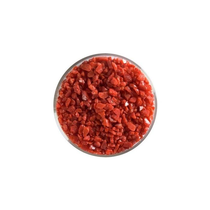 BU012493F-Frit Coarse Poppy Red Opal 1# Jar