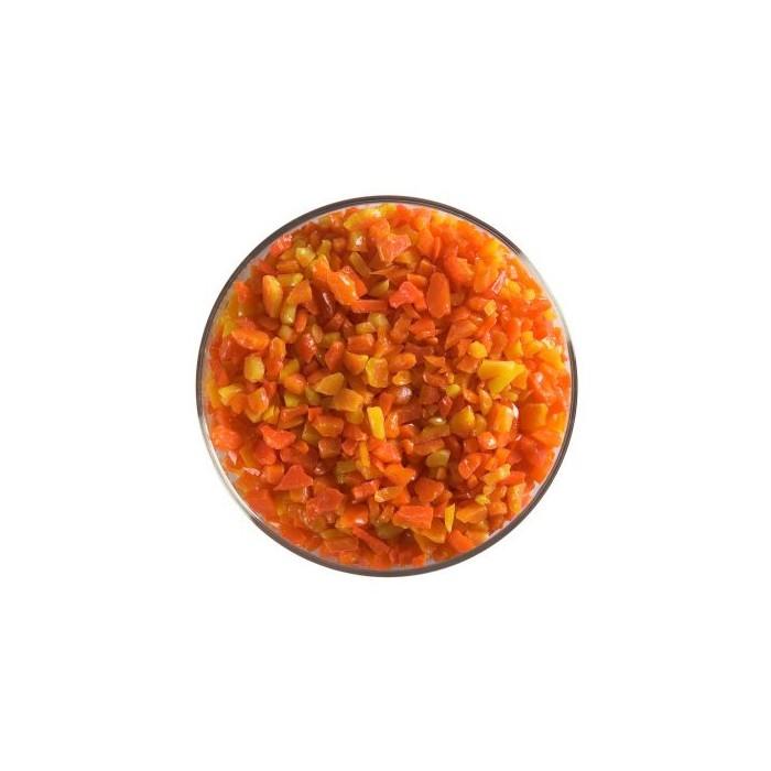 BU012593F-Frit Coarse Orange Opal 5Oz Jar