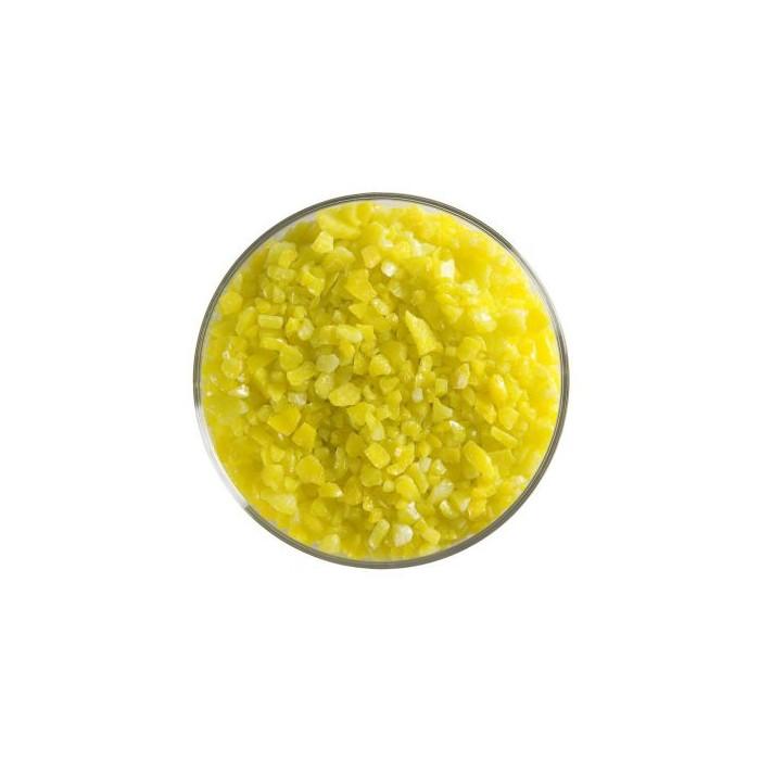 BU112093F-Frit Coarse Canary Yellow Trans. 1# Jar 