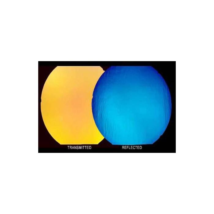 DC603B-CBS Thin 96 Dichro. Yellow/Blue On Clear 8&#34;x9&#34;