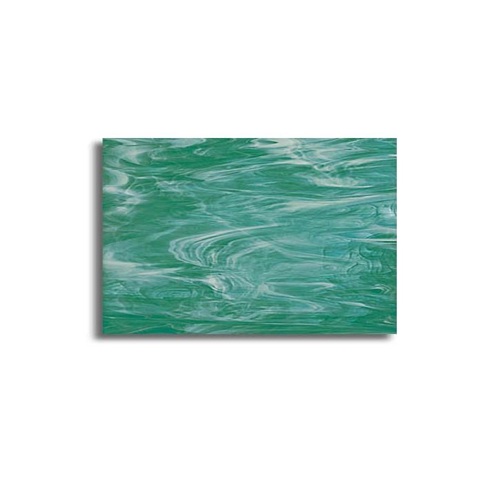 SF82372H- 96 Teal/White Translucent 12&#34;x12&#34;