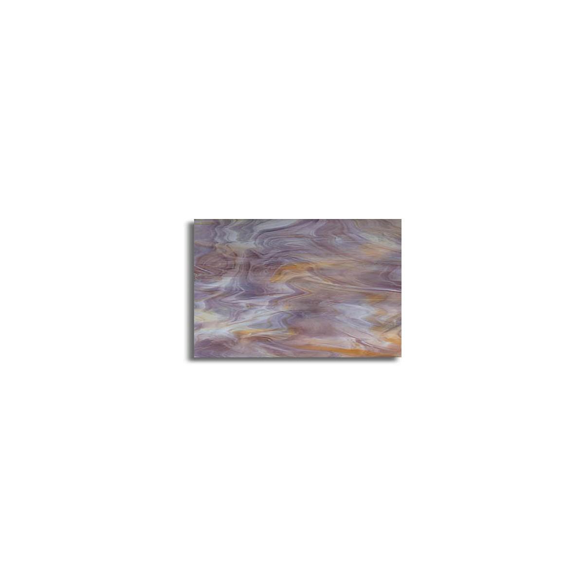 Oceanside Purple, Amber & White Opal Wispy - 96 COE