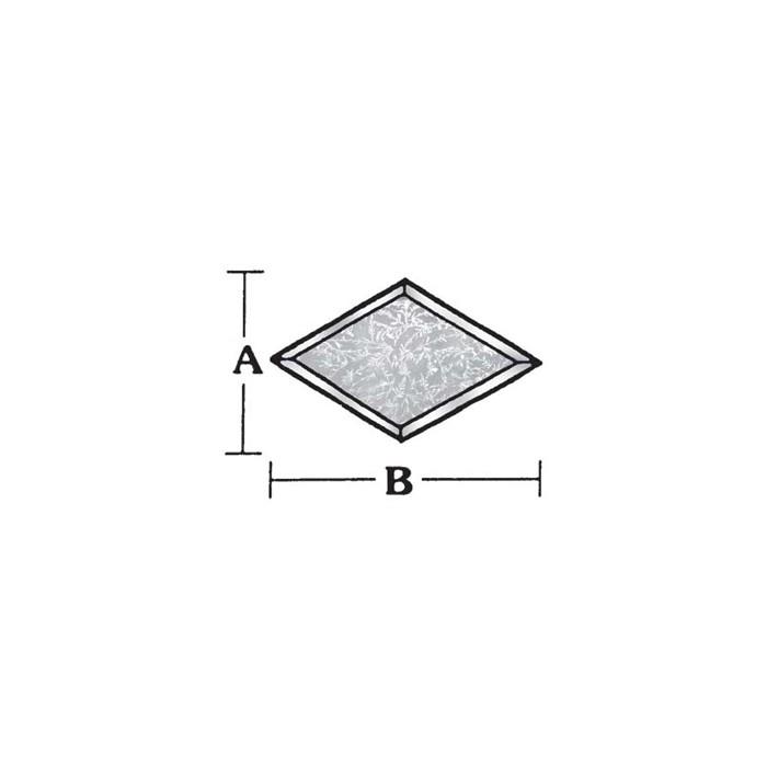 BVD47G-4&#34;x7&#34; Glue Chip Diamond Bevel