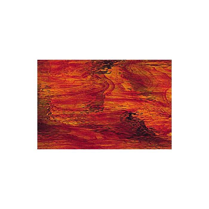SF45120WH-96 Ruby Red & Amber Mix Waterglass Trans. 11&#34;x12&#34;