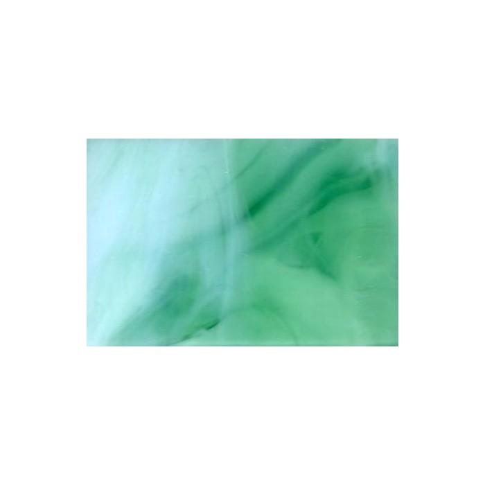 K305SPLH-Mint Green Opal Wispy 10.5&#34;x10.5&#34;