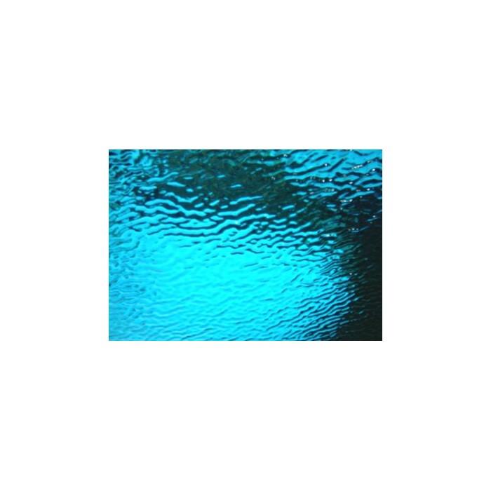 W1069H-Turquoise Blue Ripple Trans. #342RIP 10.5&#34;x16&#34;