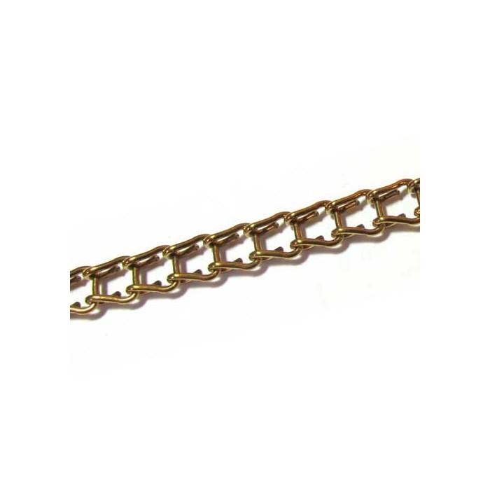 17810-Ladder Chain Brass Plated 10' per Unit 