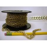 17810-Ladder Chain Brass Plated 10' per Unit