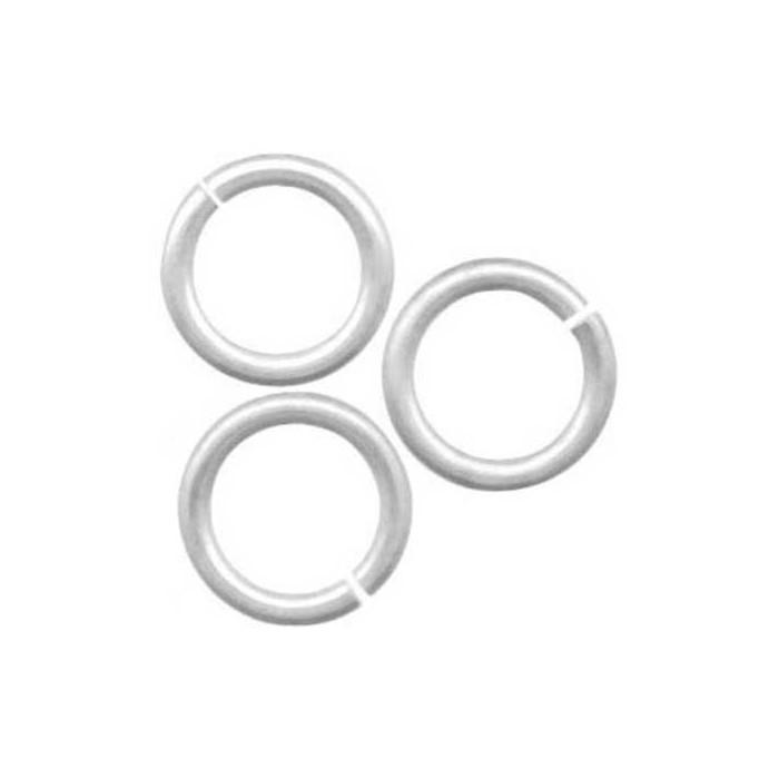 13410-Med.Silver Jump Rings 15/32&#34; Dia.