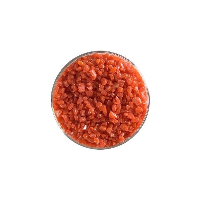 BU002493F-Frit Coarse Tomato Red Opal 1# Jar 