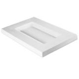 498962- Bullseye 14'' Long Soft Edge Platter Mold