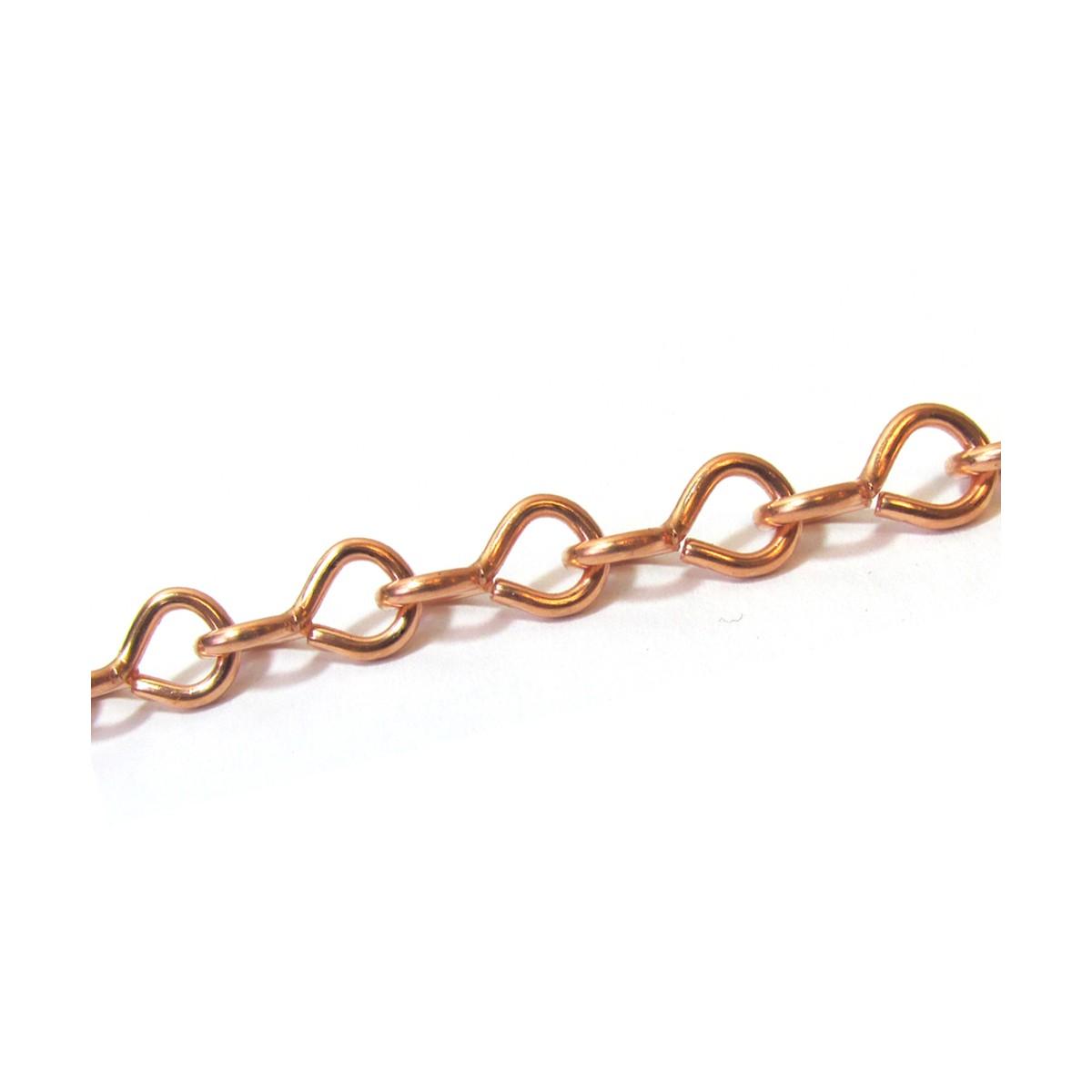 Copper plated glasses craft chain