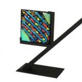 25801-6&#34; Clarity Art Glass Display Stand