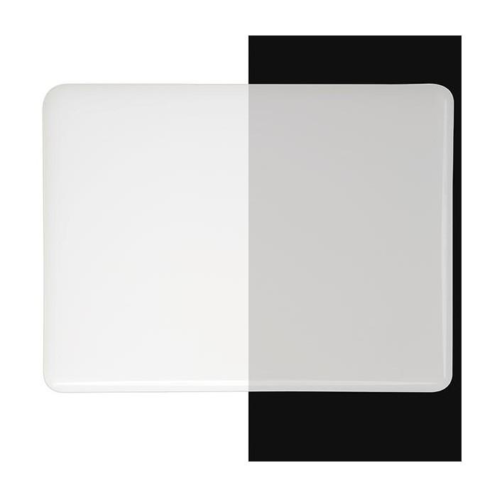 BU0243FH Translucent White Striker Opal 10&#34;x11.5&#34;