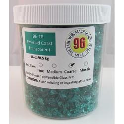 WF9575-Frit 96 Coarse Emerald Coast Trans. #96-18 1# Jar