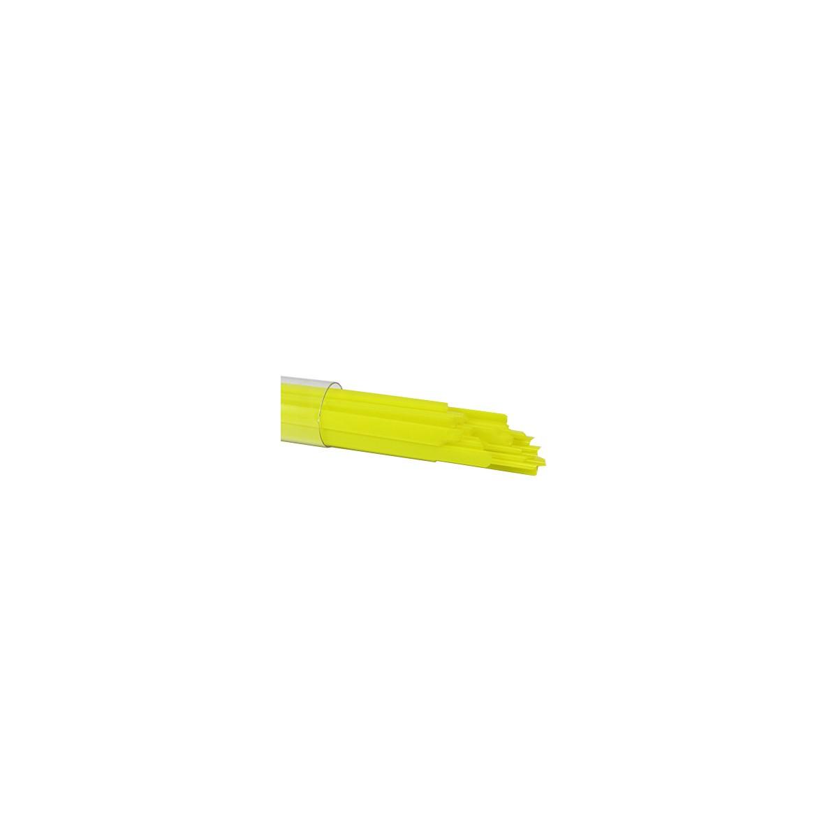 White Opal Oceanside Glass Noodles - 96 COE, 5oz Tube (~20-30 Pieces), 5mm X 1mm, 17" Long For Fusing & Lampwork