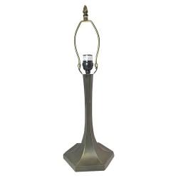 32081-Lg. Contemporary Lamp Base Dk. Antique Bronze Finish