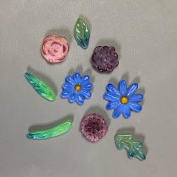 47397-Small Flowers & Leaves Mold