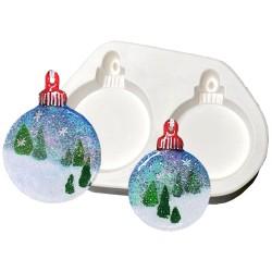 47344-Two Round Ornaments