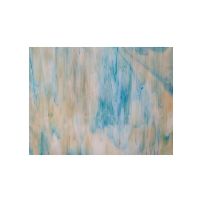 W1141H-Amber/Blue/White Opal #178D 10.5&#34;x16&#34; 