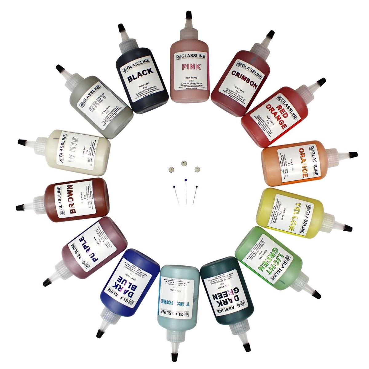 46075 Glassline Bottle Pen Kit Rainbow Art Glass