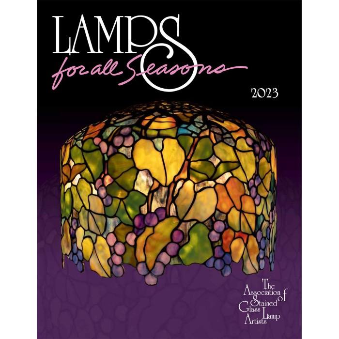 90080Lamps For All Seasons 2023 Yearly Calendar Rainbow Art Glass