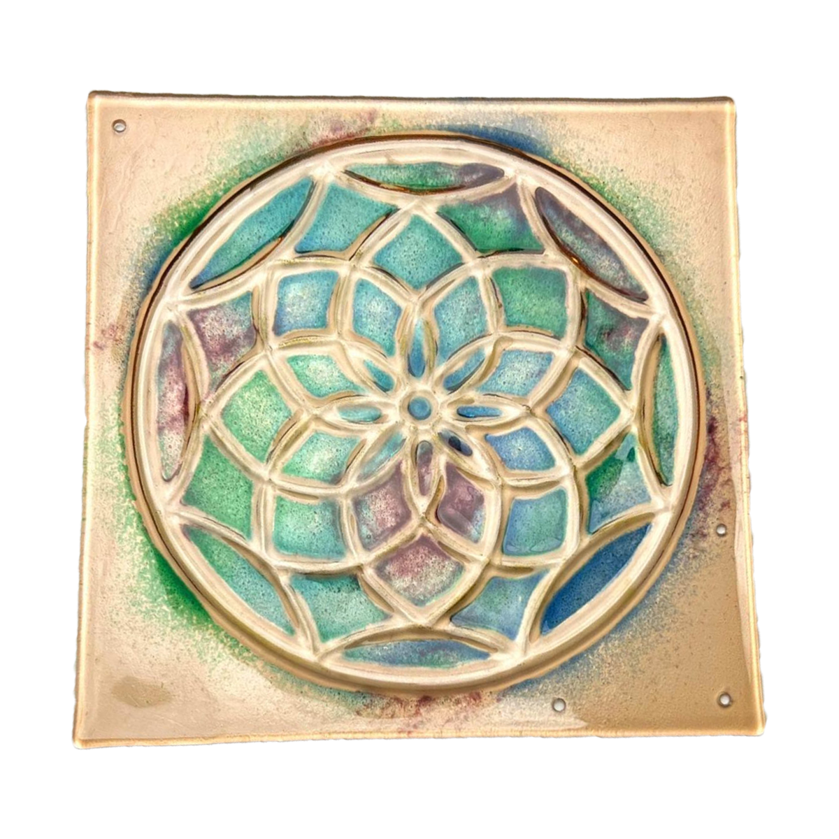 47245- Dreamcatcher Double Sided Texture Mold | Rainbow Art Glass