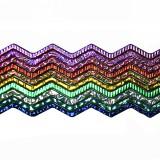 DWF100 - CBS Dichroic Wavy Firestrips Texture 3mm 90 COE