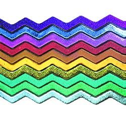 DWF212 - CBS Dichroic Wavy Firestrips Primary 6mm 96 COE