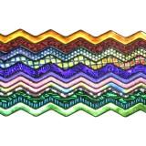 DWF213 - CBS Dichroic Wavy Firestrips Assortment 96 COE