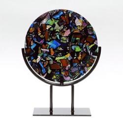 25818- 8" Round Wrought Iron Display Stand