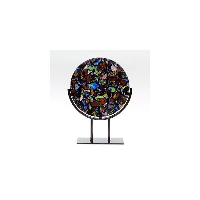 25818- 8" Round Wrought Iron Display Stand