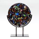 25818- 8" Round Wrought Iron Display Stand