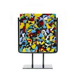 25824- 8" Square Wrought Iron Display Stand