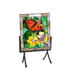 25812-10" Square Iron Panel Display Stand
