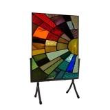 25813-12" Square Iron Panel Display Stand