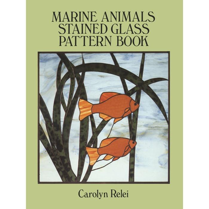 90046-Marine Animals Stained Glass Pattern Book