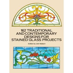 90047-162 Traditional & Contemporary Designs for Stained Glass Projects Book