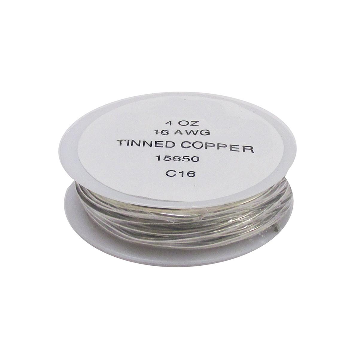 15650-Tinned Copper Wire 16 Gauge 4 oz.