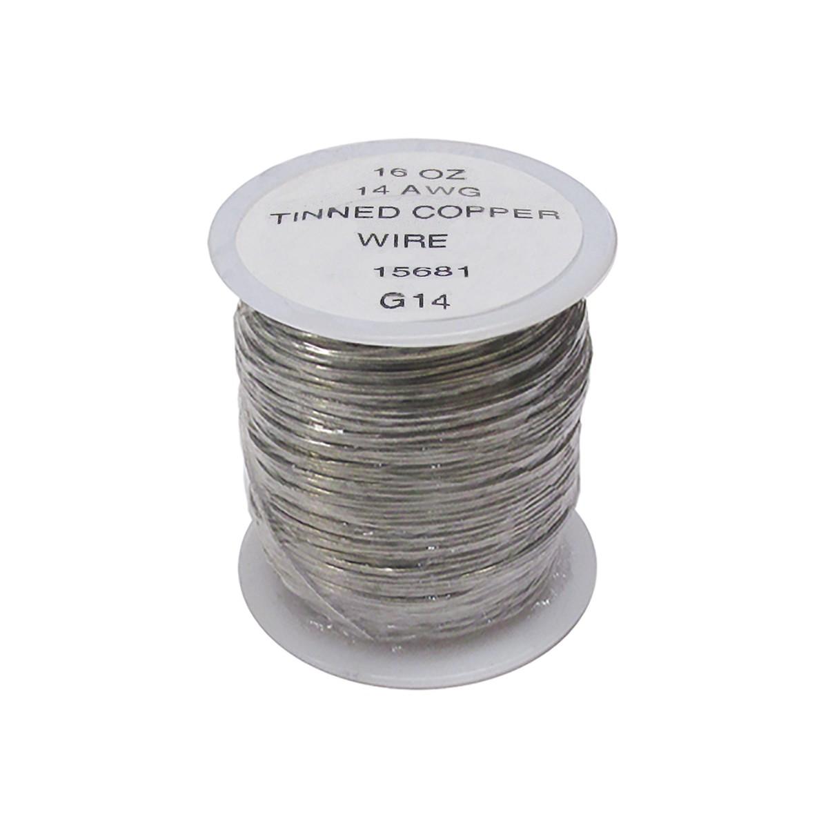 15681-Tinned Copper Wire 14 Gauge 1 lb.