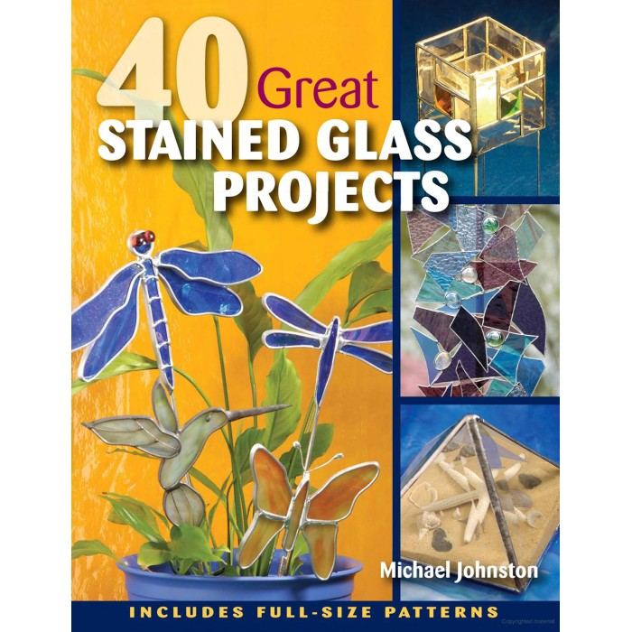 40 Great Stained Glass Projects Book