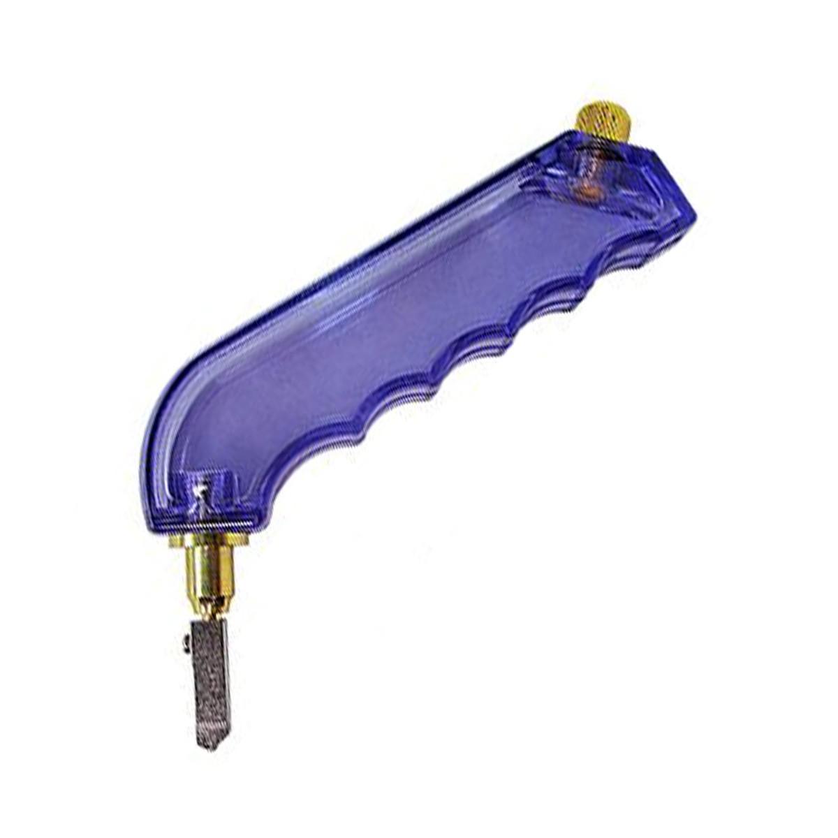 IMT Pistol Grip Oil Feed Glass Cutter Tungsten Carbide, Professional Stained Glass Cutting Tool with Extra Replaceable Head and Oil Reservoir- 2mm