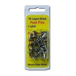 15590-Push Pins 1/2 Steel Point 100/Box