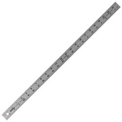 Aluminum Straight Edge Ruler, 24 in, Aluminum