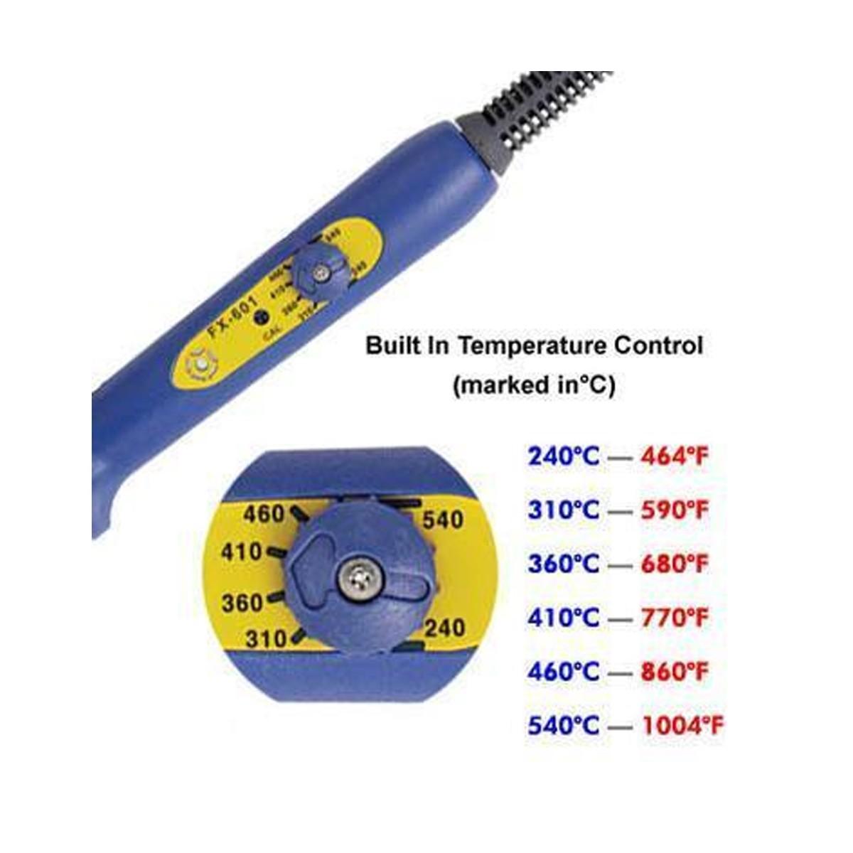 09785-Hakko FX601-02 Professional Temperature Control Solder Iron