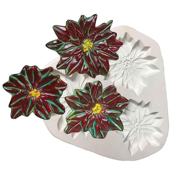 47383-Poinsettia Ornaments Mold