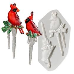 47261-Cardinal Icicle Ornaments Mold